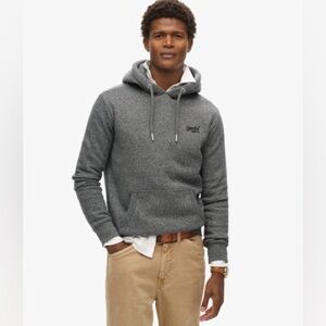 Superdry  Vintage Logo Embroidered Hoodie Size M (f6